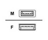 APC 6' USB Extension- Clear